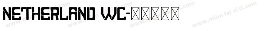 Netherland WC字体转换